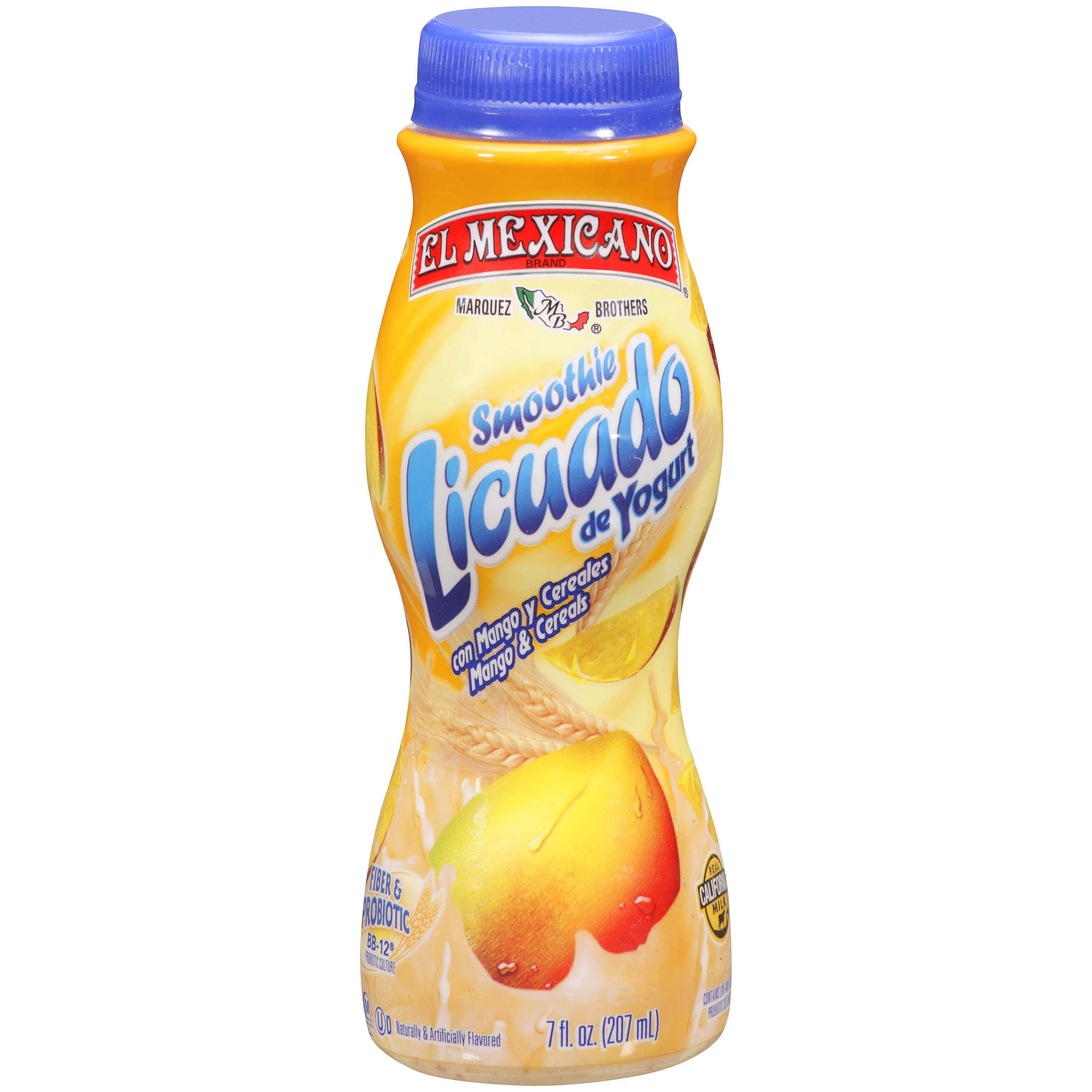 El Mexicano Drinkable Strawberry Banana Yogurt, 7 oz