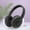 Black BK, variant on Giunmcul My Order Bluetooth 5.3 Subwoofer Head-Mounted Foldable Headphones - Built-in Mic Wireless Call Folding Stereo Noise Cancellation Over Ear Soft Earmuffs Headset