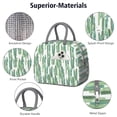 thumbnail image 4 of Reusable Cactus Lnsulated Lunch Bag for Women & Men-Leakproof Water-Resistant Cooler Tote,Large Capacity(10.6x8.7x6.3in)for Work,Office,Travel,Picnic,Beach., 4 of 7