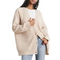 thumbnail image 2 of Popular Solid Color Cardigan Sweater Coat For Women, 2 of 7