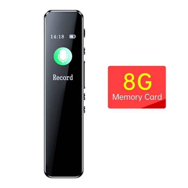 Enregistreur Vocal Portable à Réduction de Bruit avec Lecture USB 2.0 et Enregistrement HD 1536 Kb/s et Lecteur MP3 pour Conférences, Réunions et Entrevues en Classe