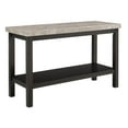 thumbnail image 1 of Picket House Furnishings Table Console avec Dessus en Marbre et Espresso, 1 of 11
