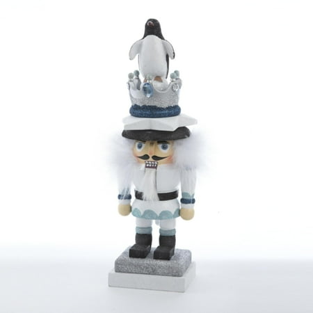 Hollywood White King with Penguin on Crown Decorative 