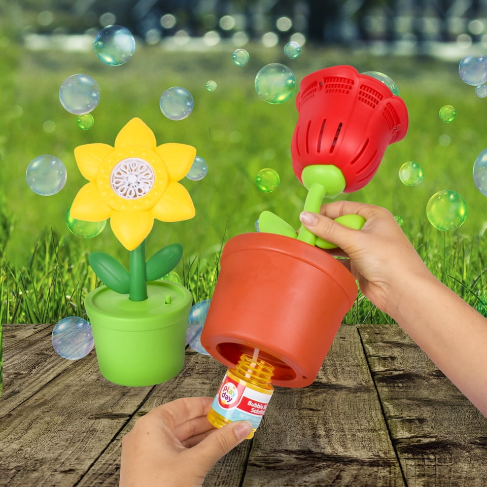 Play Day Bubble Flowers Rose Bubble Blowing Toy, Children Ages 3+  (图3)