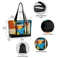 thumbnail image 2 of FORMRS Laptop Tote Bag for Women with 15.6" Computer Compartments Handbag, Modern Cocktails, 2 of 7
