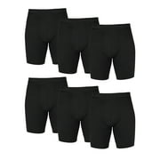 Athletic Works Men's Quick Dry Performance Stretch Boxer Briefs, 6 Pack