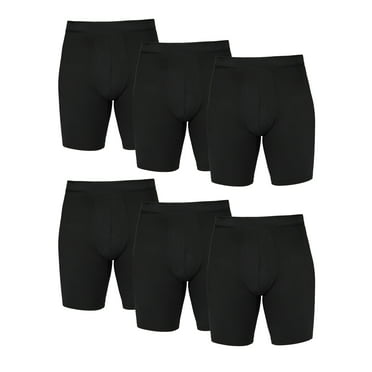 George Men's Regular Leg Boxer Briefs, 6-Pack - Walmart.com
