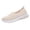 Beige, variant on Rokment Womens Orthopedic Walking Shoes Lightweight Comfortable Knitted Arch Support Platform Wedge Driving Nursing Fitness Non Slip Work Sneakers Black Size 6