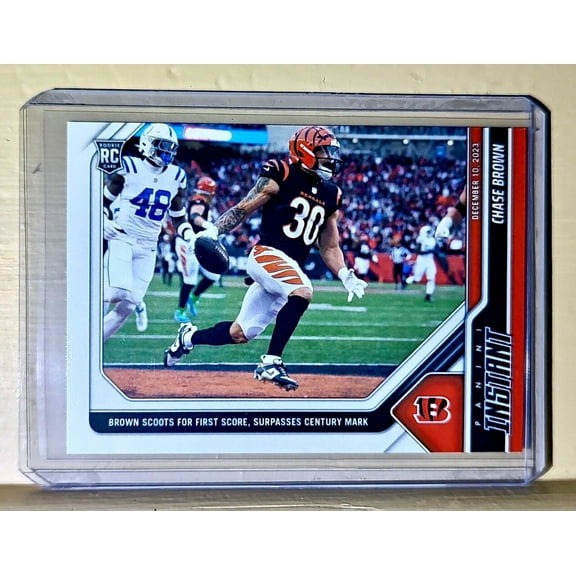 Chase Brown 2023 Panini NFL Rookie Football #83 Card 1 of 72 Bengals