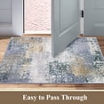 thumbnail image 3 of LOKHOM 2'x3' Abstract Doormat Machine Washable Rugs Non Slip Indoor Floor Carpet for Bedroom Dinning Room Office, Gray/Beige, 3 of 7