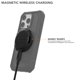 thumbnail image 2 of Cargador inalámbrico magnético Rokform con soporte, 15 W, USB-C, negro, 2 of 8