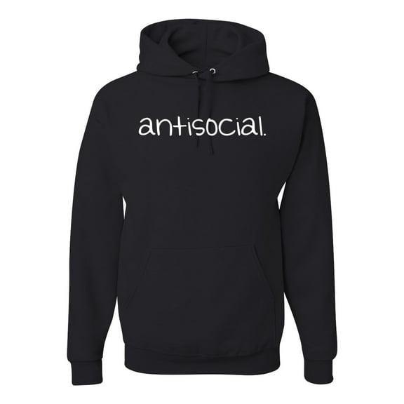 Wild Bobby Antisocial Unisex Hoodie Sweatshirt