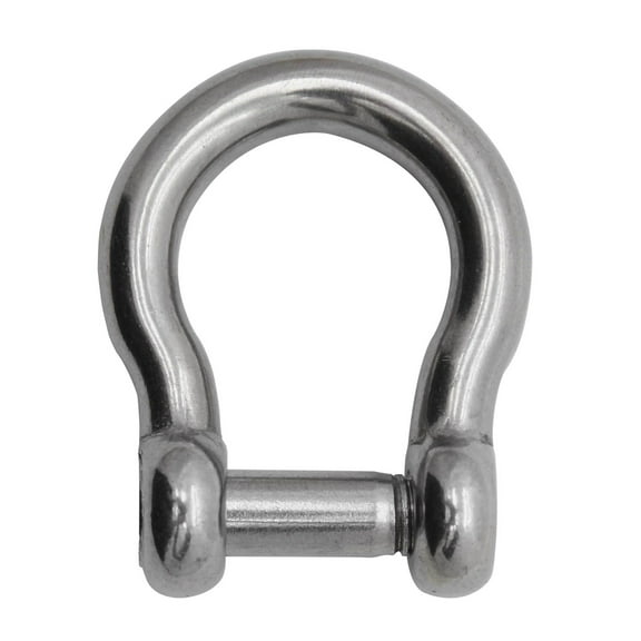 Extreme Max 3006.8414 BoatTector Stainless Steel Bow Shackle with No-Snag Pin - 1/2"