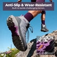 thumbnail image 6 of NORTIV 8 Women's Hiking Boots waterproof Lightweight Outdoor Trekking Non Slip Comfortable Camping Ankle breathable Boot Armadillo FieldLite, 6 of 10
