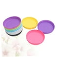 thumbnail image 6 of SEWOART 20Pcs Flower Pot Plate Round Plastic Tray to Protect Surfaces for Garden, 6 of 6