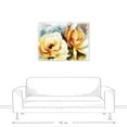 thumbnail image 3 of Creative Products Yellow Roses 40x30 Canvas Wall Art, 3 of 5