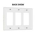 thumbnail image 2 of Hand Drawing Truck Daisies Switch Cover Decorative Wall Plate 3-Gang Standard Size, 2 of 5