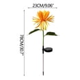 thumbnail image 3 of Utoimkio Solar Flowers Lights Outdoor Garden Stake Lights Garden Decorations,Pathway Lamps for Garden Patio Yard Party Wedding Holiday Outdoor Decorations, 3 of 6