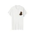 thumbnail image 1 of Camisa vaquera de dinosaurio Hank Williams Jr. Bocephus, estilo retro bohemio hippie, cómoda, unisex, con estampado gráfico, estilo retro, cuello redondo, 100 % algodón suave., 1 of 6