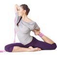 thumbnail image 3 of Correa de yoga de algodón extralarga de 5,9 pies con anilla en D de metal de (rosa) ER, 3 of 5