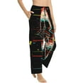 thumbnail image 2 of Balery Glitch Screaming Skull print Women's Pajama Pants,Ultra Lightweight Pjs,Lounge Pant-Small, 2 of 9