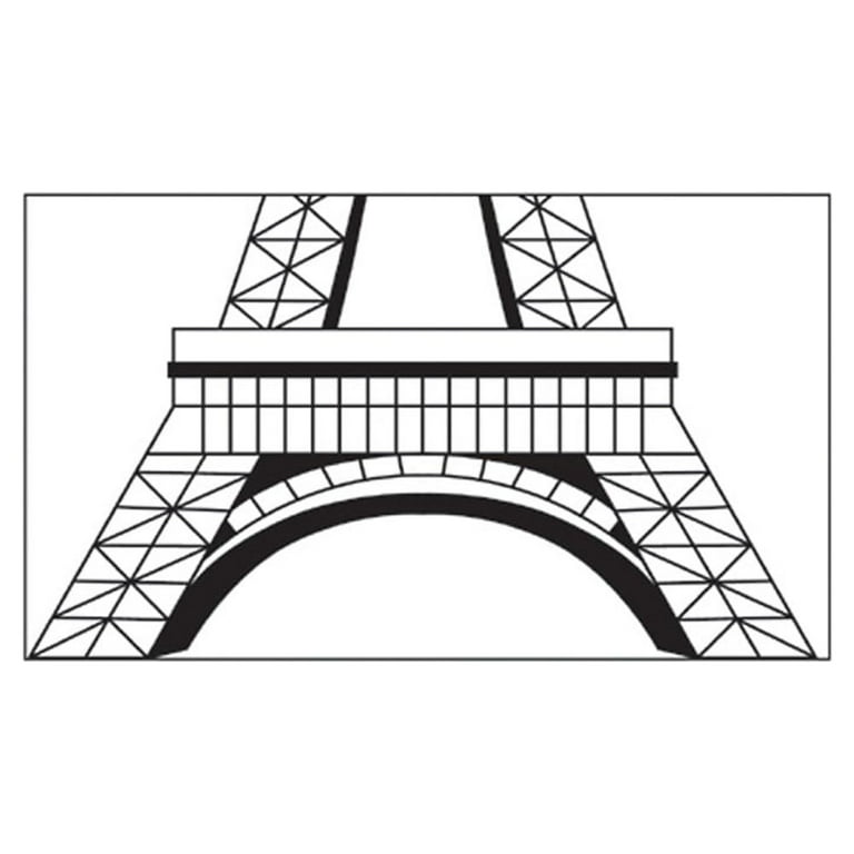 Seine River Paris Iron Tower Scenery Wall Sticker Living Room Bedroom  Office Decoration Landscape Mural Art Diy Pvc Home Decal