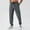 Grey, variant on LYMAYTER Runing Pants for Men Casual Quick-Dry Stretch Long Pants Lightweight Workout Cuffed Pants S-2XL