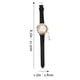 thumbnail image 5 of BRIGHTFUFU Reloj de metal para mujer, reloj de ocio para mujer, reloj de regalo para niña, reloj de pulsera elegante, 5 of 7