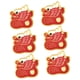 thumbnail image 3 of 6 sobres rojos para el Año Nuevo Lunar chino, regalos tradicionales con bolsillos rojos. Oro Rojo, 3 of 9