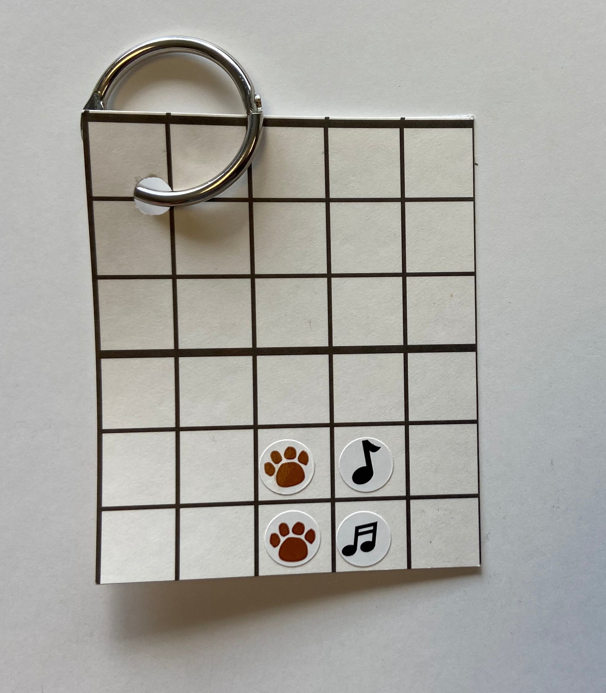 SHAPES ETC. Horizontal Chart -  White
