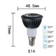 thumbnail image 1 of Bombillas LED RGB de 5W, foco regulable de 30W, equivalente a halógeno, Ángulo de haz estrecho de 36 °, E27, E14, GU10, MR16, 110V, 220V, COB, 1 of 4