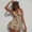 Coffee, variant on Sexy Women Plunge V 3 Piece Bikini Set,Textured Halter Cheeky Low Rise Swimsuit Cover Up Skirt,Going Out Beach Outfit