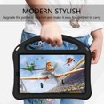 thumbnail image 6 of Dteck Kids Friendly Cover for Samsung Galaxy Tab A 8.4 2020 Case (T307/T307U Model) with Soft HD Screen Protector,Anti-Drop Shock Proof Light Weight Convertible Handle Stand Cover (Black), 6 of 6