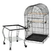 63" Rolling Cockel Macaw Home Open Top STURDY Bird Cage with Detachable Stand