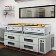 thumbnail image 5 of 48 in. Commercial 4-Burner Natural Gas Charbroiler with 120,000 BTU in Stainless-Steel KM-GCB4-48M), 5 of 13