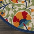 thumbnail image 6 of Nourison Aloha Indoor/Outdoor Red/Multi 5'3" x round Area Rug, (5 Round), 6 of 12