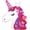 Unicorn Heart Sparkle, variant on PMU Pink Fuchsia Unicorn Balloon 10 Inch Pre-Inflated with Cup and Stick Pkg/1
