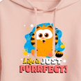 thumbnail image 3 of Garfield  - Life Is Just Purrfect - Juniors Cropped Pullover Hoodie, 3 of 5