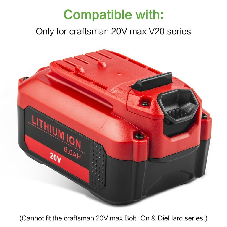 Craftsman cordless battery replacement sale