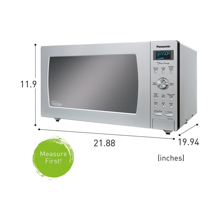 Panasonic 1.6 Cu. Ft. Inverter Technology, Countertop Cyclonic