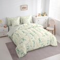 thumbnail image 3 of Castle Fairy Golf Game 7-Piece Bedding Comforter Set,Green Wheat King Bedding Sets,Sport Theme Ultra Soft Bed Sheets,Breathable Gaming Home Decor,Reversible, 3 of 8