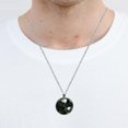 thumbnail image 5 of Halloween Cemetery Glass Circular Pendant Necklace - Stylish Womens Necklaces ?, 5 of 5