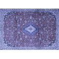 thumbnail image 1 of Ahgly Company Indoor Rectangle Persian Blue Traditional Area Rugs, 2' x 4', 1 of 4