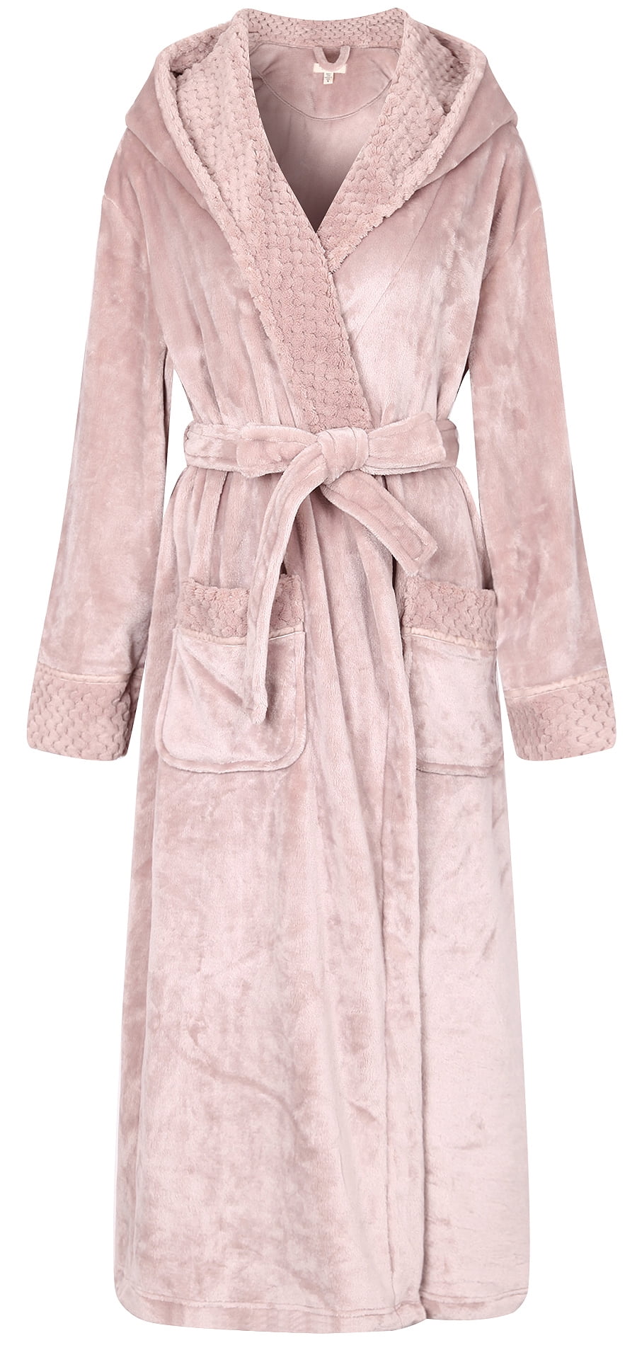 Richie House Women's Soft and Warm Robe Bathrobe with Hood RHW2823-A-L ...