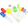 thumbnail image 3 of 125 piezas de diodo LED de 3 mm, kit surtido de diodos emisores de luz, piezas de diodos emisores para Arduino, PCB DIY, 3 of 5