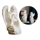 thumbnail image 4 of Estatua de ángel decorativa para el hogar, querubín, figura europea, adorno curvo. Los 30x15cm, 4 of 9