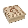 thumbnail image 1 of Japan Travel Japanese Geisha Woman Head Square Rubber Stamp Stamping Scrapbooking Crafting - Medium 1.75in, 1 of 7