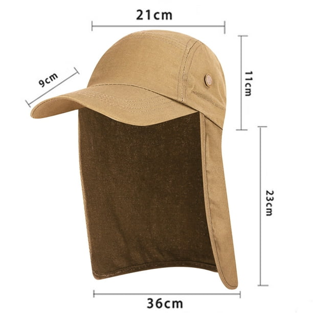 Coofit Men's Baseball Hat Full Cover Protection Quick Dry Sun Hat Fishing Hat Other