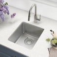 thumbnail image 3 of Kraus Dex Series 17 Inch Undermount Single Bowl Stainless Steel Kitchen Sink, 3 of 5