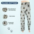 thumbnail image 2 of Comfies Rottweiler Unisex Cotton Blend Pajama Bottoms - Gift for Pet Lovers, 2 of 7
